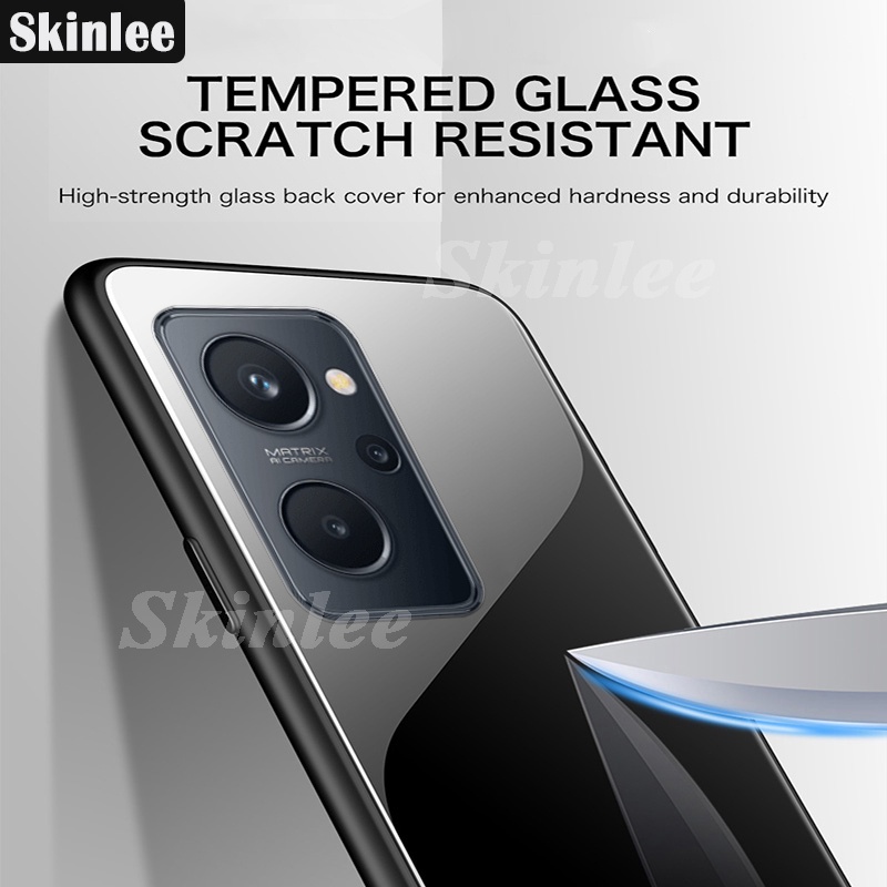 Ốp Điện Thoại Mặt Kính Cường Lực Cho Realme 9i Realme 9i