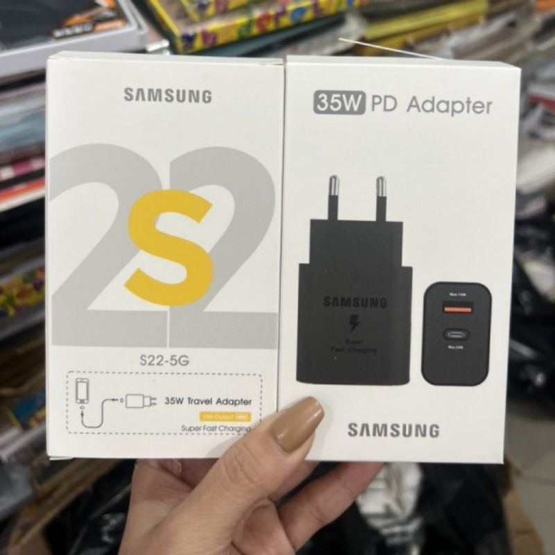 Cóc Sạc Nhanh 35W Samsung S22 Zin