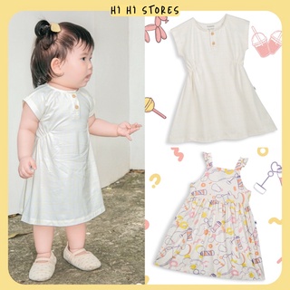 Chaang váy bé gái cotton mùa hè Active SS2022D05