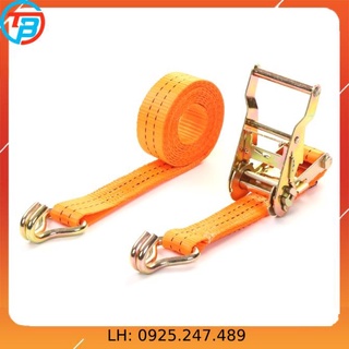 Dây chằng hàng tăng đơ bản 3,8cm tải 2 tấn dài 3m, 5m, 6m, 8m, 10m, 12m cáp thép giá sỉ thái bình vina