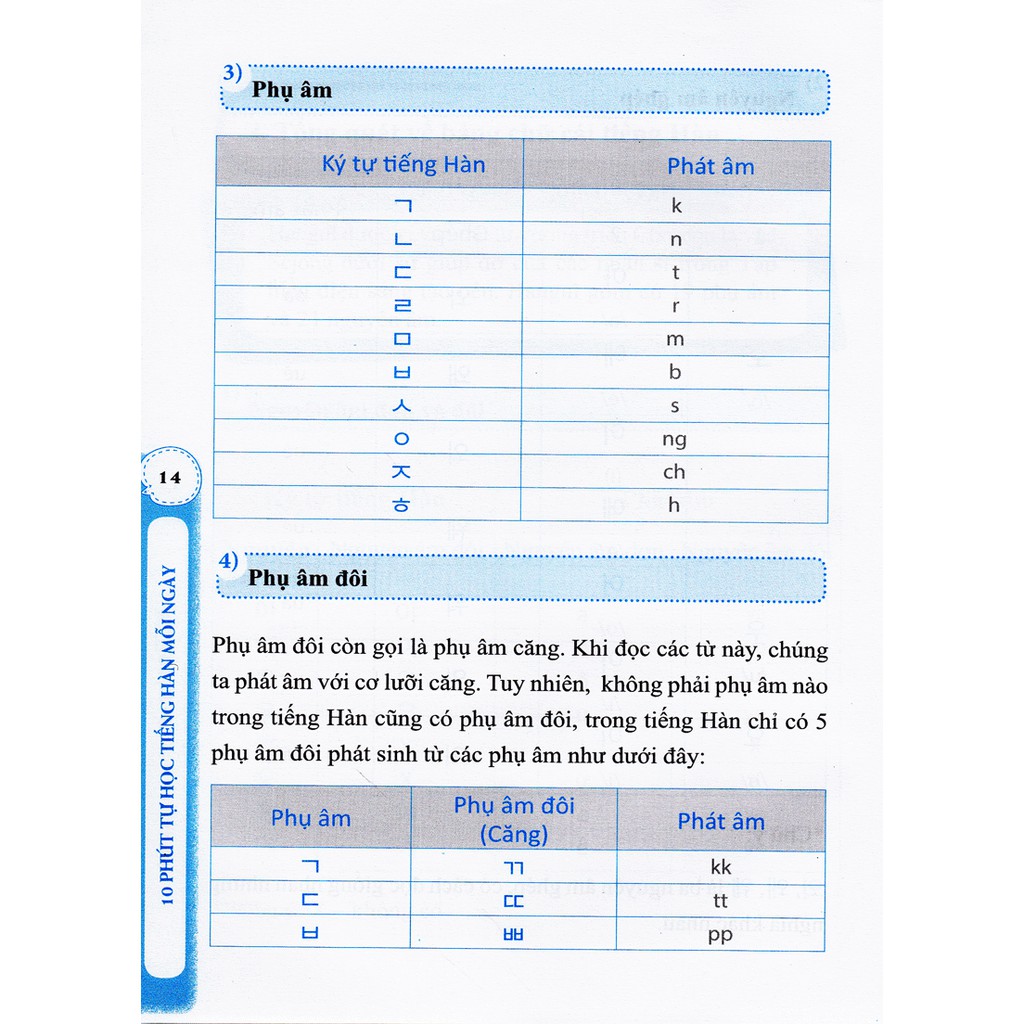 Sách - 10 Phút Tự Học Tiếng Hàn Mỗi Ngày - MCBooks Tặng Video Hack Não 6000 từ vựng tiếng Hàn thông dụng