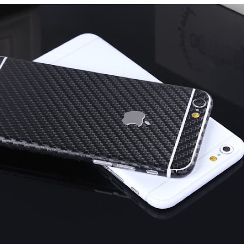 Skin dán cacbon full lưng viền iphone ❤️