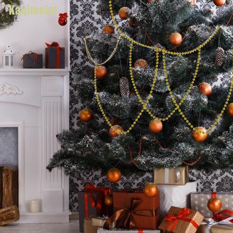 Chuỗi hạt ngọc trai giả 82 feet 6mm trang trí cây thông noel