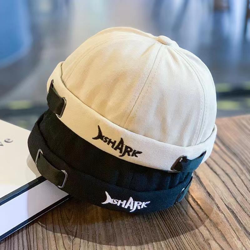 Nón lưỡi trai THE CAPAL không vành thêu chữ phong cách retro mũ beanie nữ