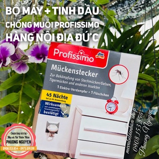 Bộ tinh dầu cắm điện đuổi muỗi Profissimo