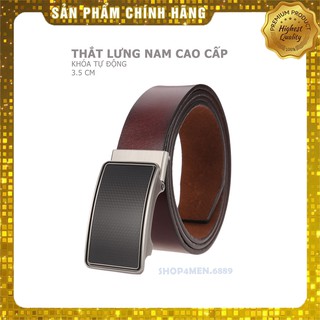 Dây Thắt Lưng Nam Khóa Tự Động Mặt Cao Cấp Dây Nịt Dây Lưng Da Nam Tính Chính Hãng