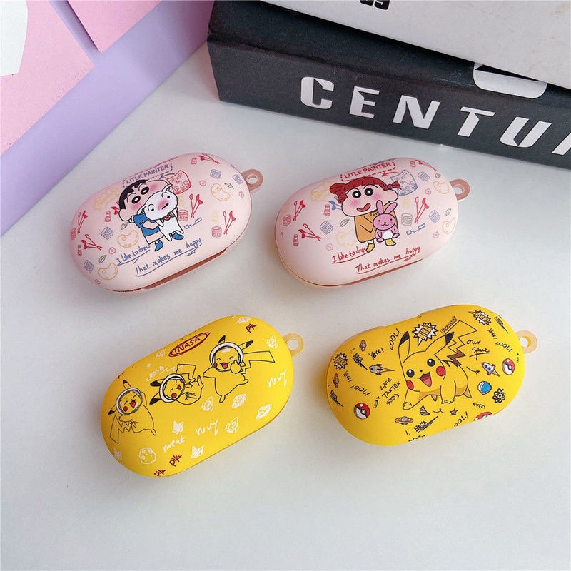 Vỏ Bảo Vệ Hộp Sạc Tai Nghe OPPO Enco Buds /W11 Bằng Silicon Mềm Mặt Nhám Họa Tiết Hoạt Hình