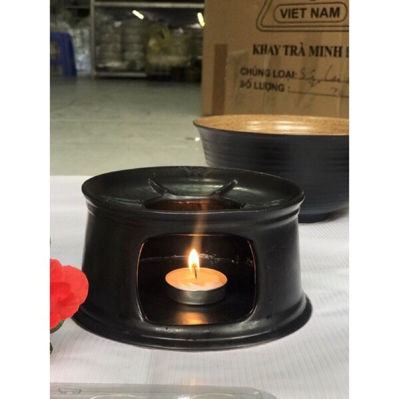 Bếp hâm nóng đồ ăn Bát Tràng  - BT013