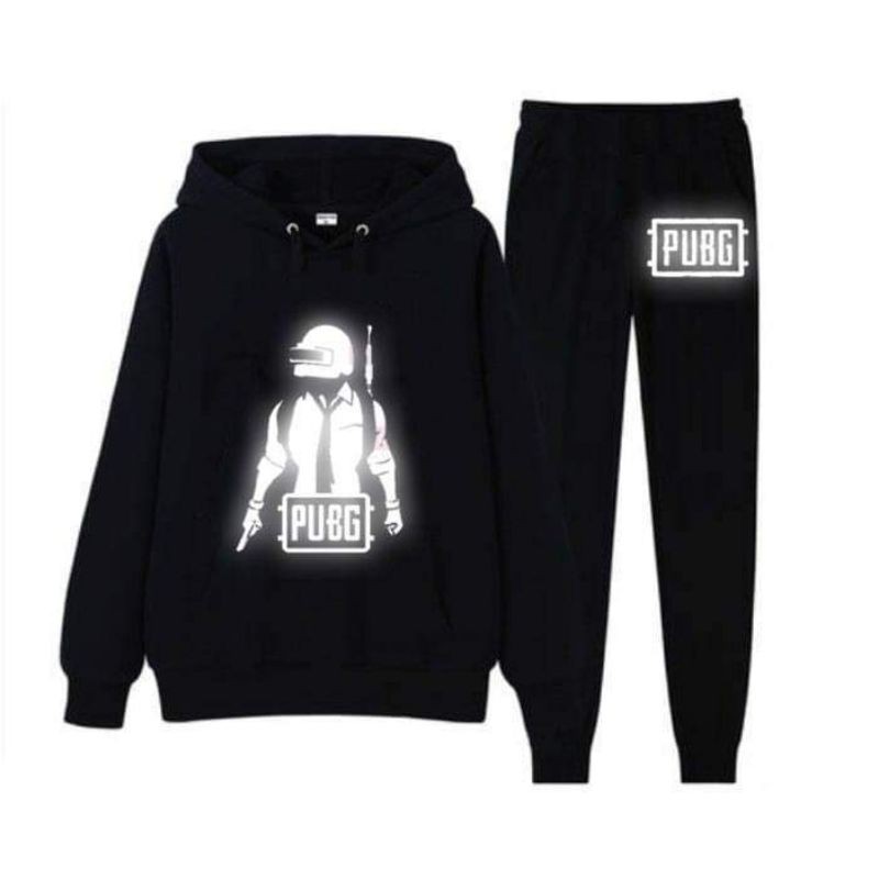 Áo PUBG 🎁 FREESHIP 🎁 Giảm Ngay 10K Khi Nhập [ PUBG ] - Bộ Quần Áo Hoodie PUBG Phản Quang In Theo Yêu Cầu