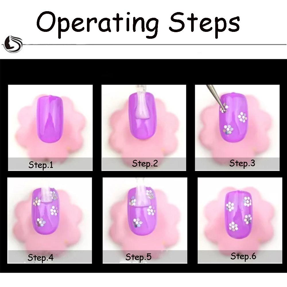 Set 12 Hộp Sequin Màu Xanh Dương Thời Trang|Kim Tuyến Lấp Lánh Trang Trí Móng Tay