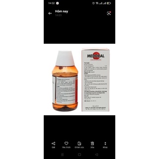 Nước xúc miệng, họng Medoral
