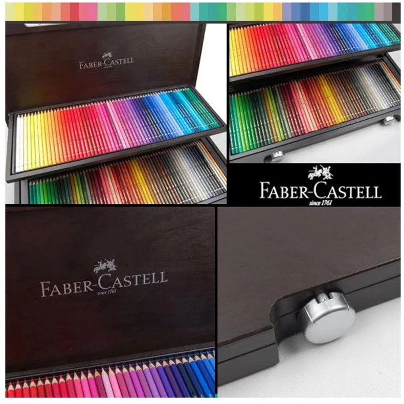 Màu chì Faber Castell 120 màu hộp gỗ dạng vali Watercolour Pencils Albrecht Durer Made in Germany