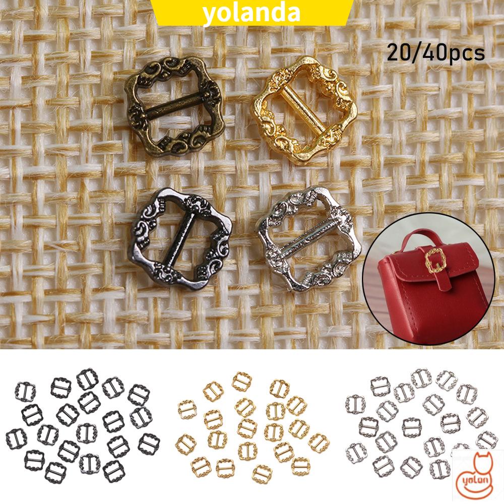 TRI Set 20 / 40 Nút Dây Đai An Toàn Mini 3.5mm / 7mm Diy Cho Búp Bê