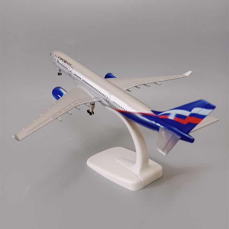 Mô Hình Máy Bay Nga Aeroflot Airbus 330 A330 Bằng Kim Loại