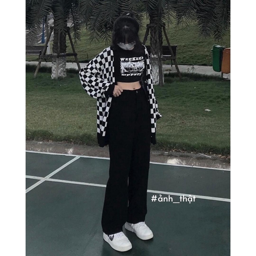 Quần Jean Đen Suông Cao Cấp Simple (Có Bigisze) - Kèm Ảnh Thật 1Minute