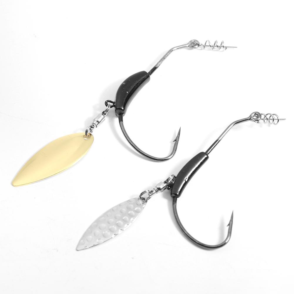 Mồi câu cá giả bằng kim loại có gắn lưỡi câu chuyên nghiệp