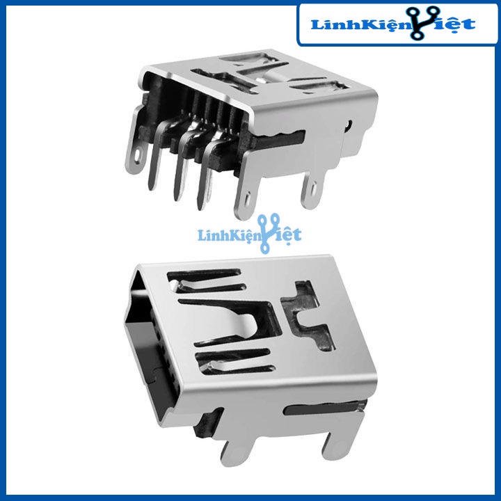 Cổng USB mini 5P chân cắm/chân dán