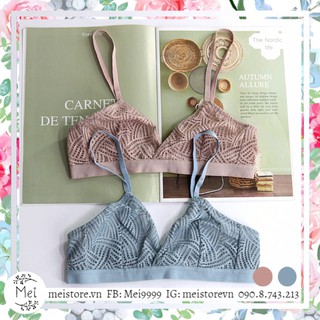 MEI STORE - SUZANNE BRALETTE Áo bra ren lưới không gọng không mút