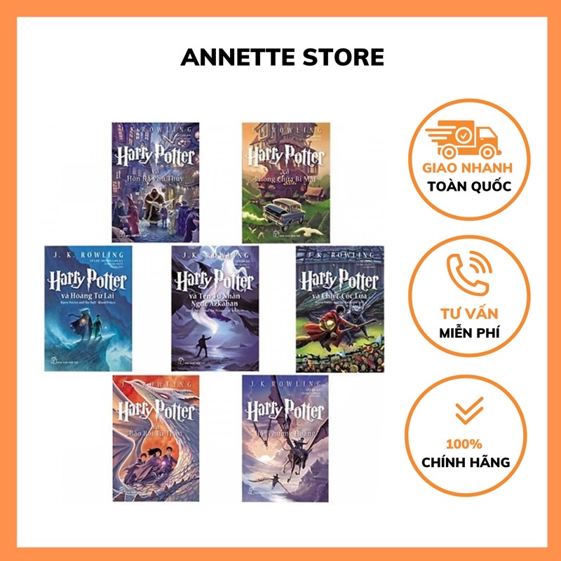 New - Combo Trọn Bộ 7 Tập Harry Potter (Tái Bản)