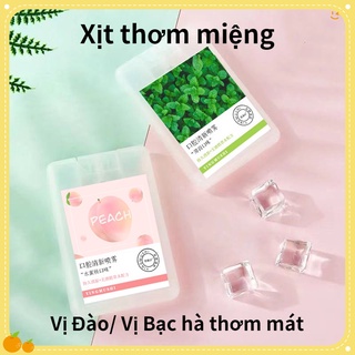 Chai xịt thơm miệng hương thơm lâu trôi tiện dụng