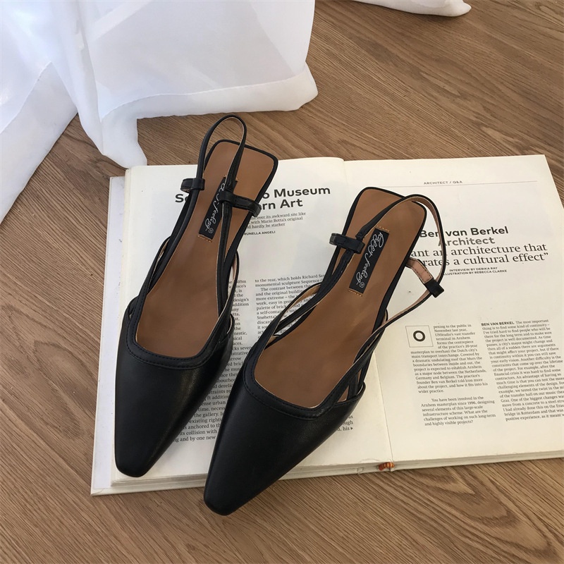 Giày cao gót IELGY mũi nhọn kiểu Pháp thời trang cho nữ