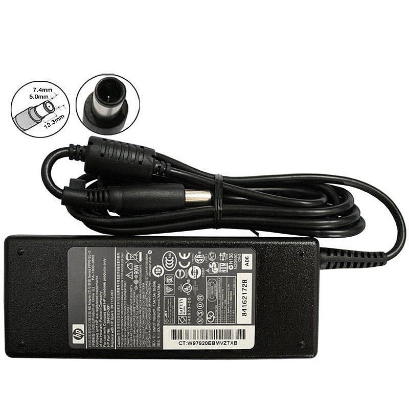 Sạc Laptop HP 19V - 4.74A chân kim to HP 8460 8470 8560P 8570P 90W ( BH 12 tháng) ZIN