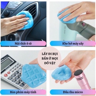 Gel vệ sinh bàn phím - slime vệ sinh bàn phím - gel vệ sinh lap top, oto - silicon hút bụi SIGO