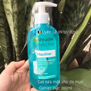 Sữa rửa mặt cho da dầu, mụn Garnier Đức