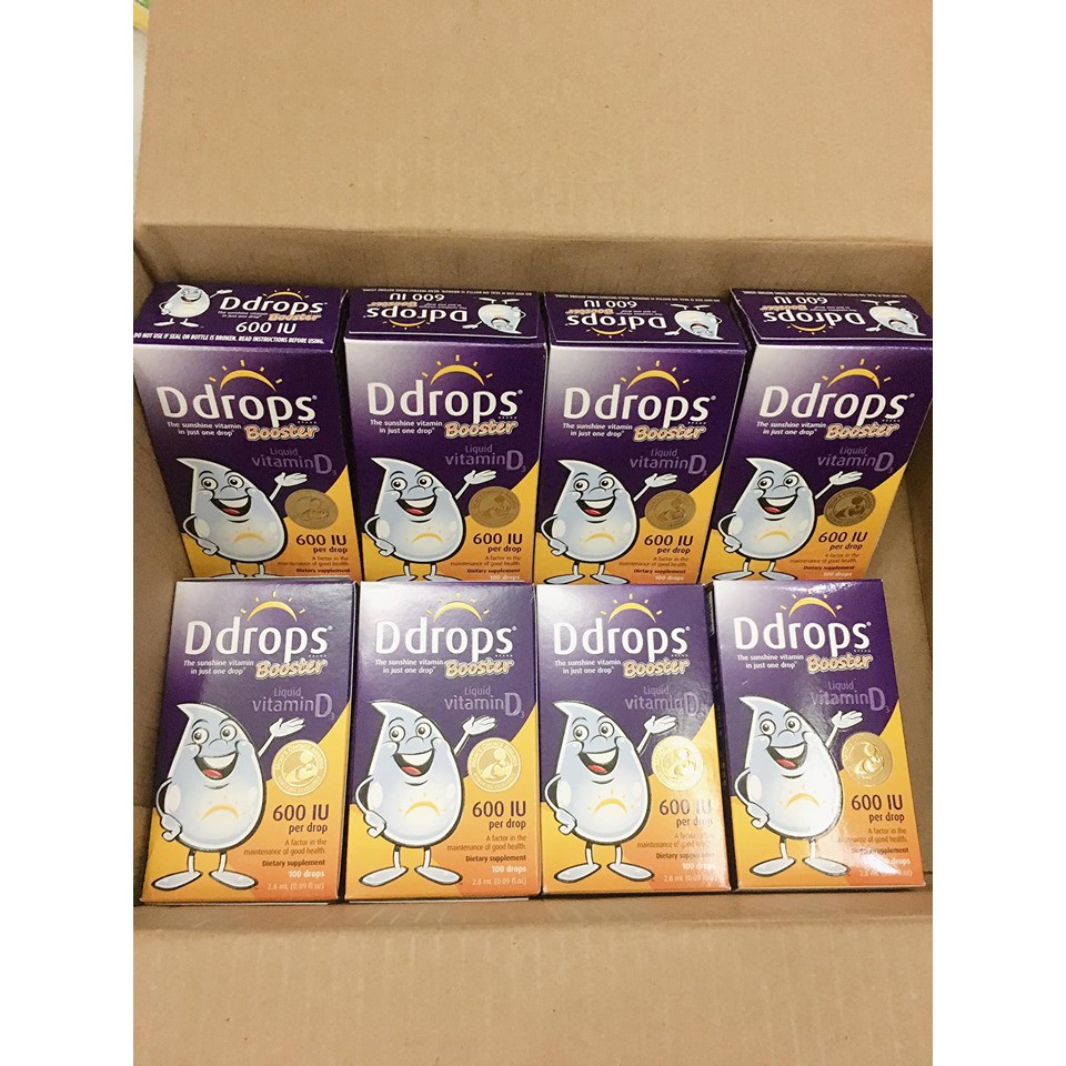 Vitamin D3 Ddrops Booster 600iu (Vitamin d cho trẻ trên 1 tuổi)