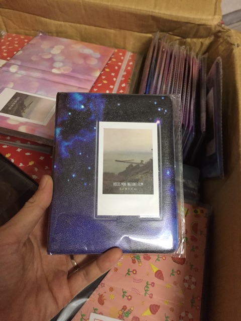 Album ảnh polaroid bìa galaxy đựng 65 ảnh 6x9 tại Tiệm ảnh Minh Thành