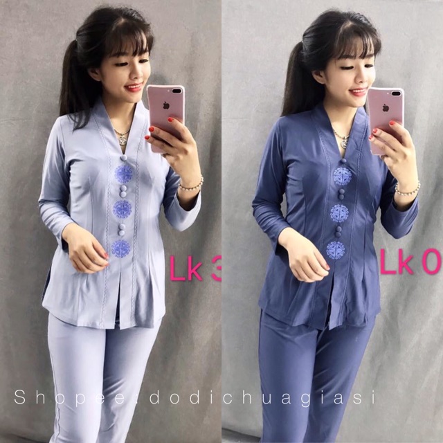 Đồ Lam Đi Chùa # Bà Lai Lắc Đồng Tiền # Đồ Bộ Nữ # Quần Áo