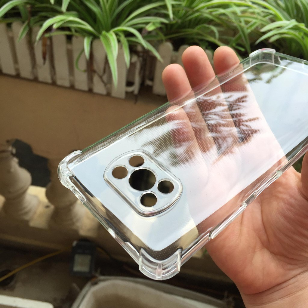 Ốp lưng cho Xiaomi Poco X3 NFC - X3 Pro dẻo trong suốt bảo vệ Camera ,chống sốc 4 góc