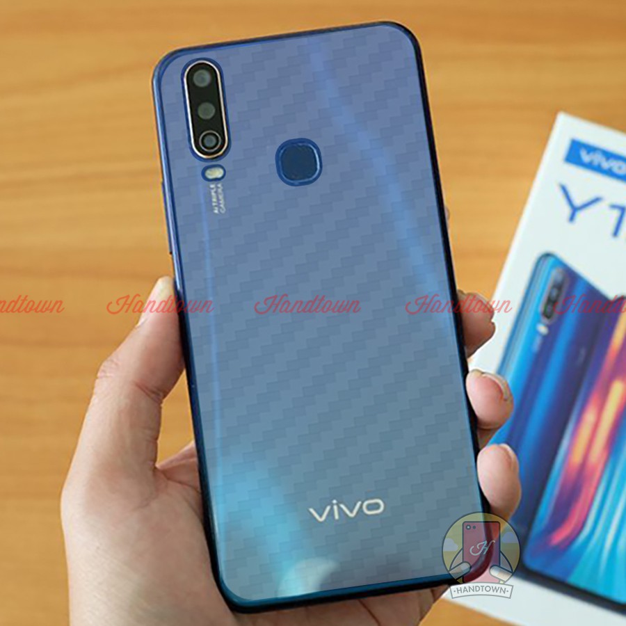 Miếng dán lưng cacbon Vivo Y12 / Y15 / Y17