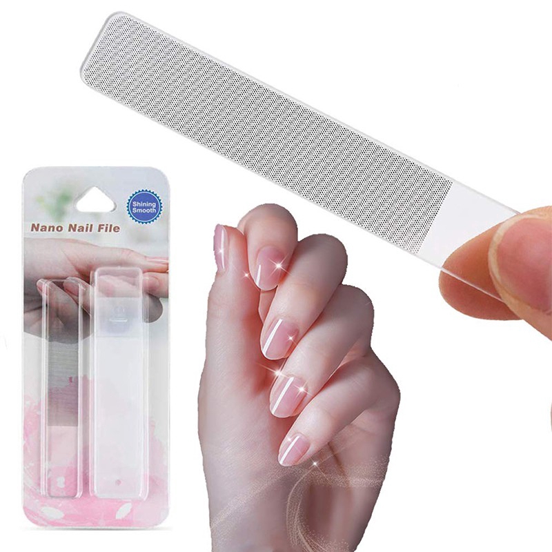 Que giũa móng tay bằng thủy tinh siêu tiện lợi