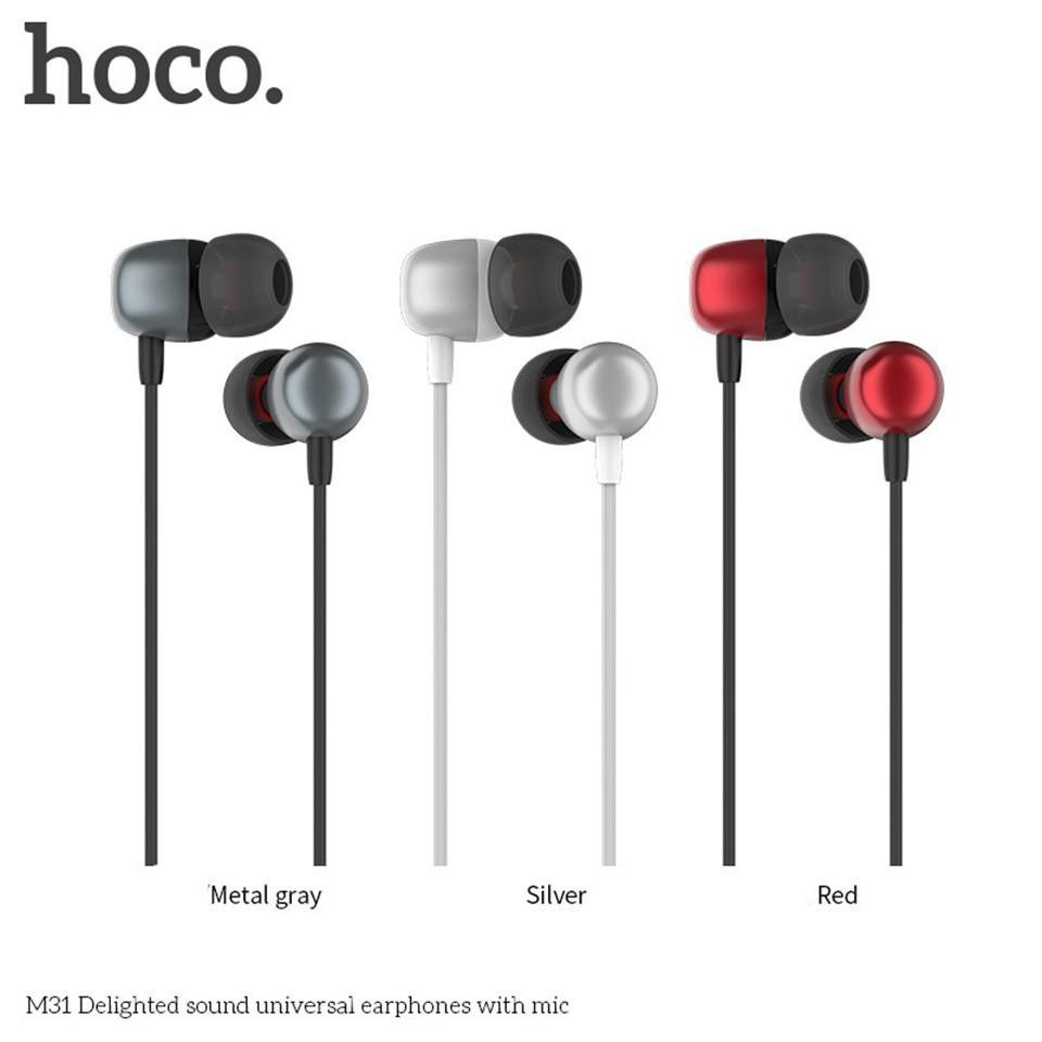 Tai Nghe Nhét Tai Có Dây Cao Cấp Hoco M31 Chất Âm Cực Hay Bass Siêu Mạnh HÀNG TỐT