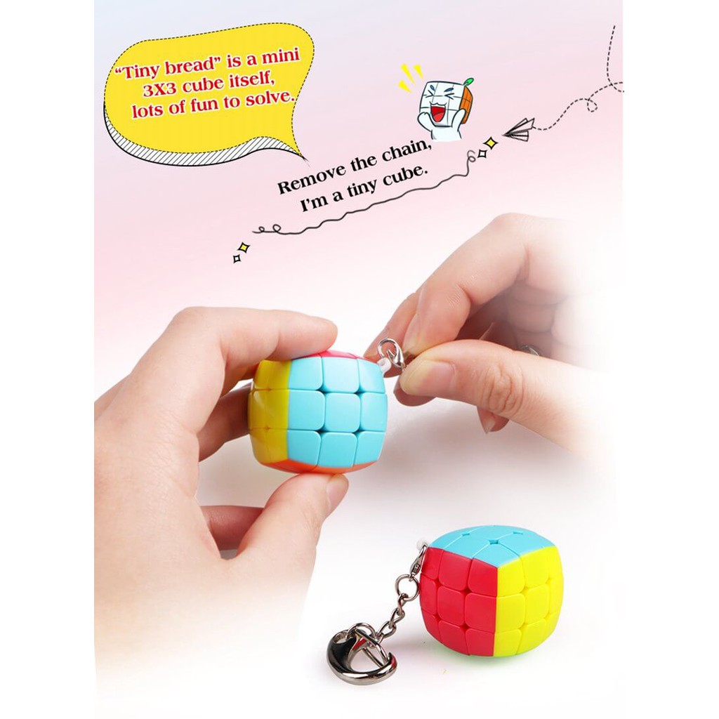 Móc Khoá Rubik Qiyi Mini Magic Cube 3x3x3