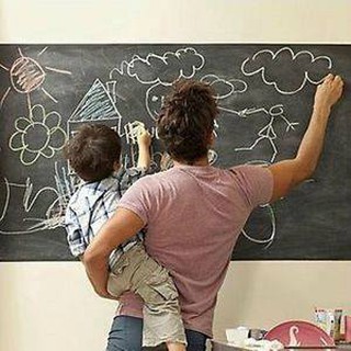 Decal bảng phấn dán tường Graffiti