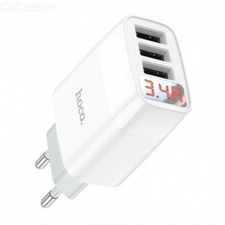 Cóc Sạc Hoco C93A 3 Cổng Usb
