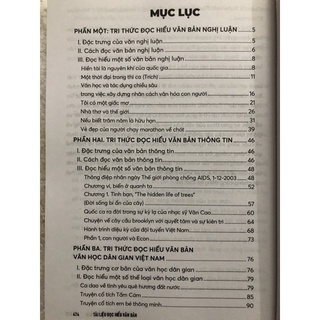 Sách - tài liệu đọc hiểu văn bản