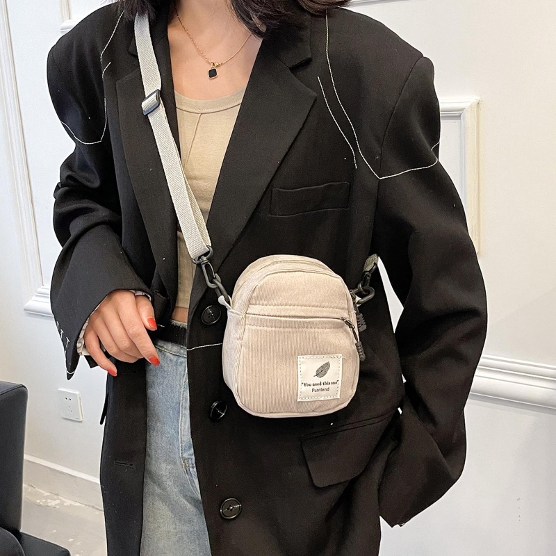 Set 2 Túi Xách Nữ Đeo Chéo Dây Mắc Xích Thời Trang