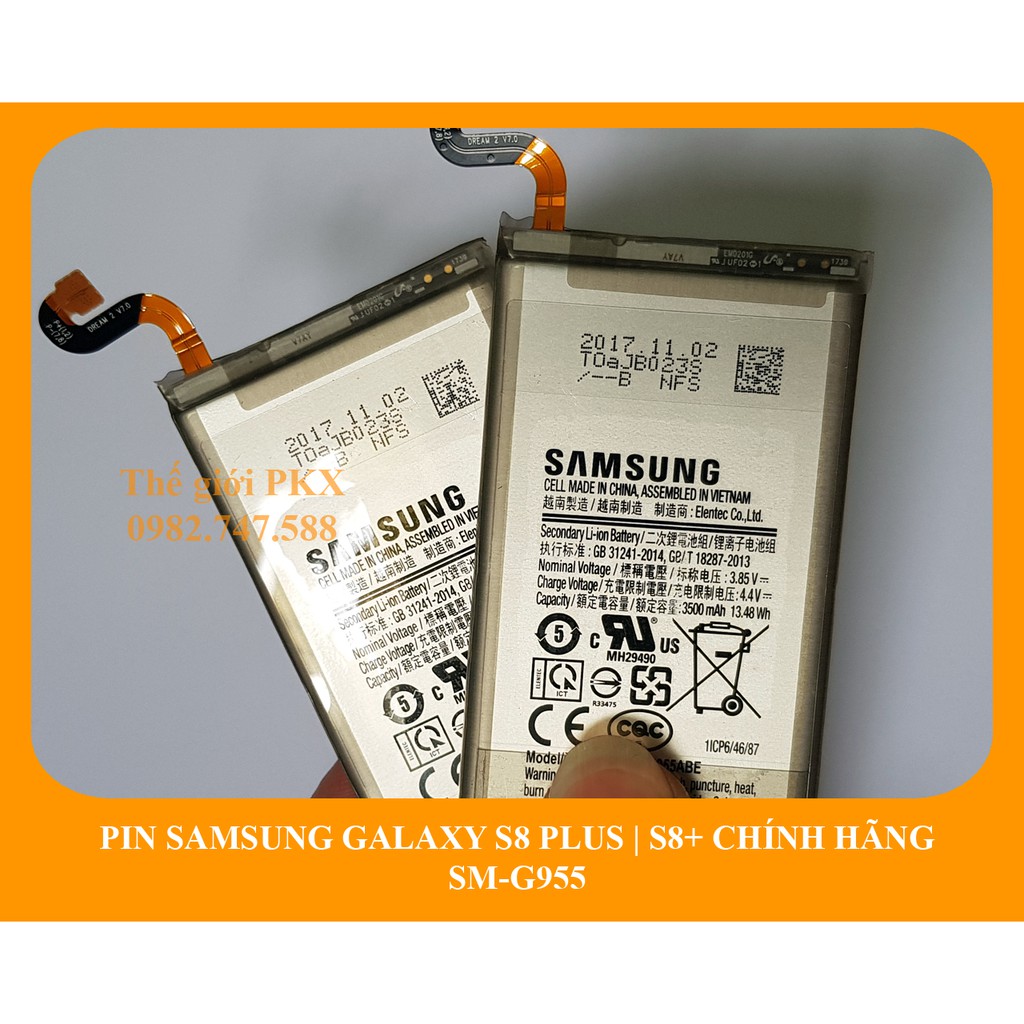 Pin Galaxy S8 Plus chính hãng | Pin Samsung S8+ G955 | Galaxy S8 G950 | Phát hiện hàng fake đền 10 lần giá trị sản phẩm