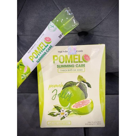 Thạch Bưởi Da Xanh Pomelo Slimming Care  hỗ trợ đẹp dáng thon gọn giảm cân - Tách Lẻ 1 Gói ăn thử
