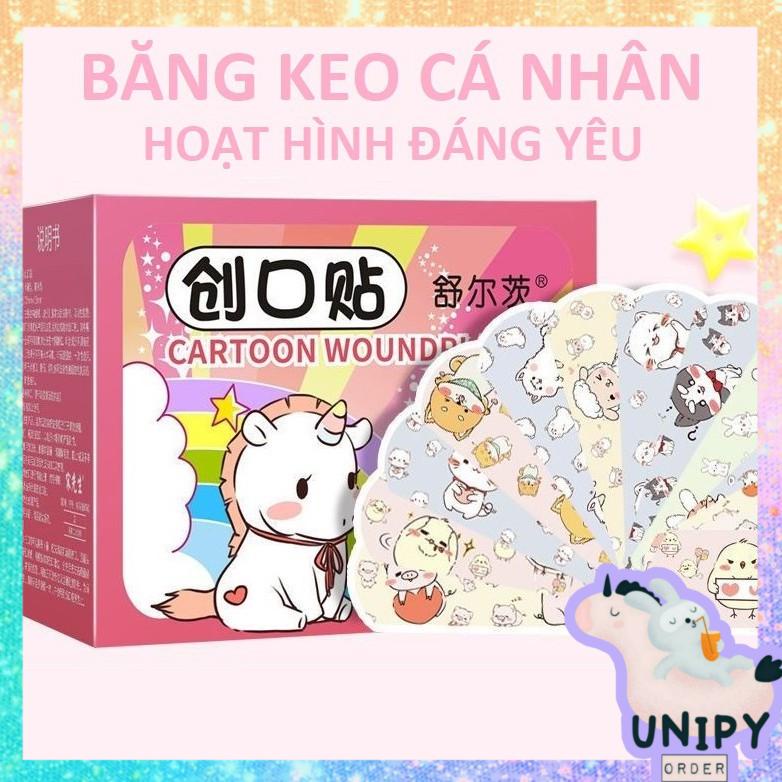 10 Miếng Băng Keo Cá Nhân Hoạt Hình Đáng Yêu | Chống Thấm Nước Thoáng Khí