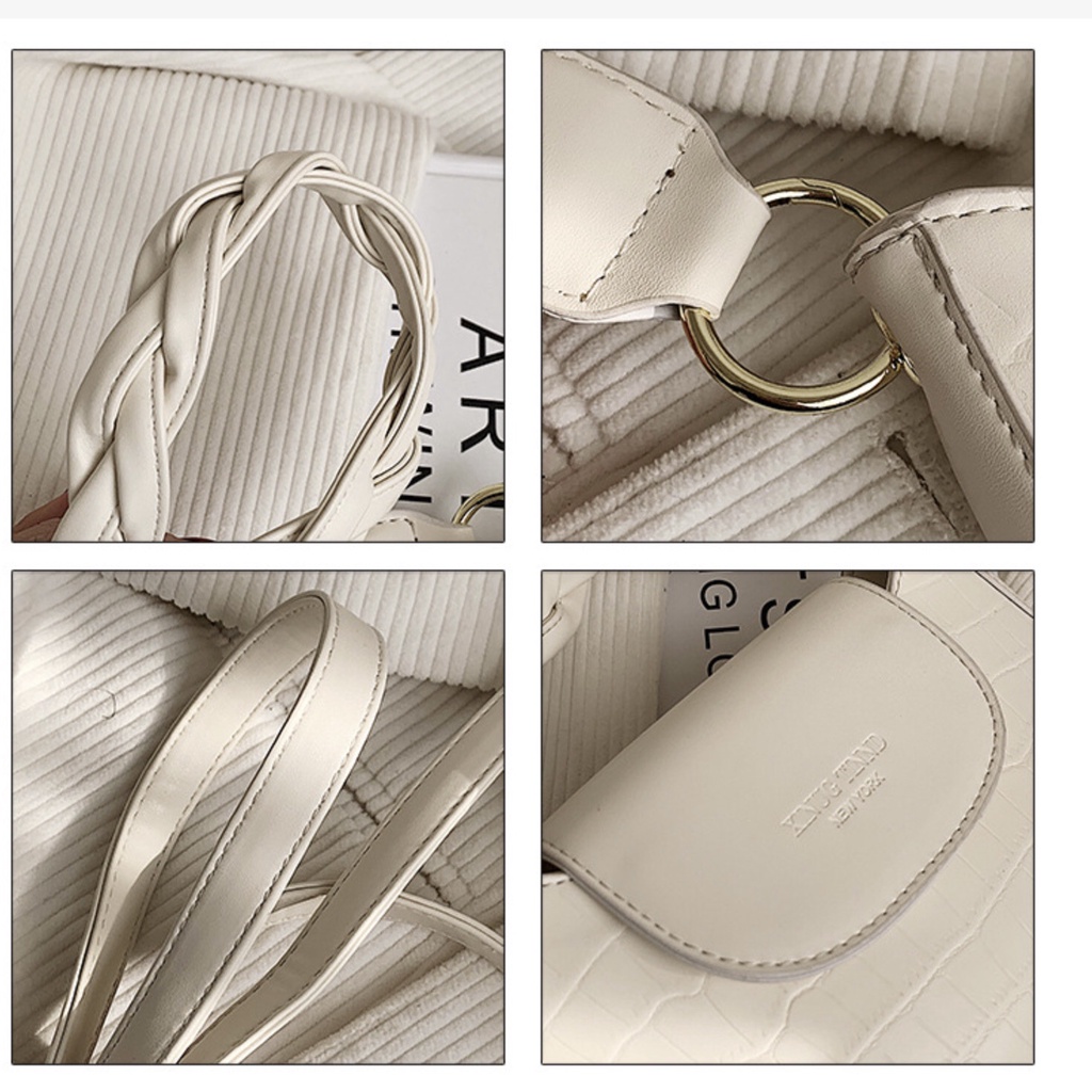 Túi Xách Nữ Đẹp, Đeo Chéo, Xách Tay Đi Chơi, Đi Làm dây tết Thời Trang Havi  TX053