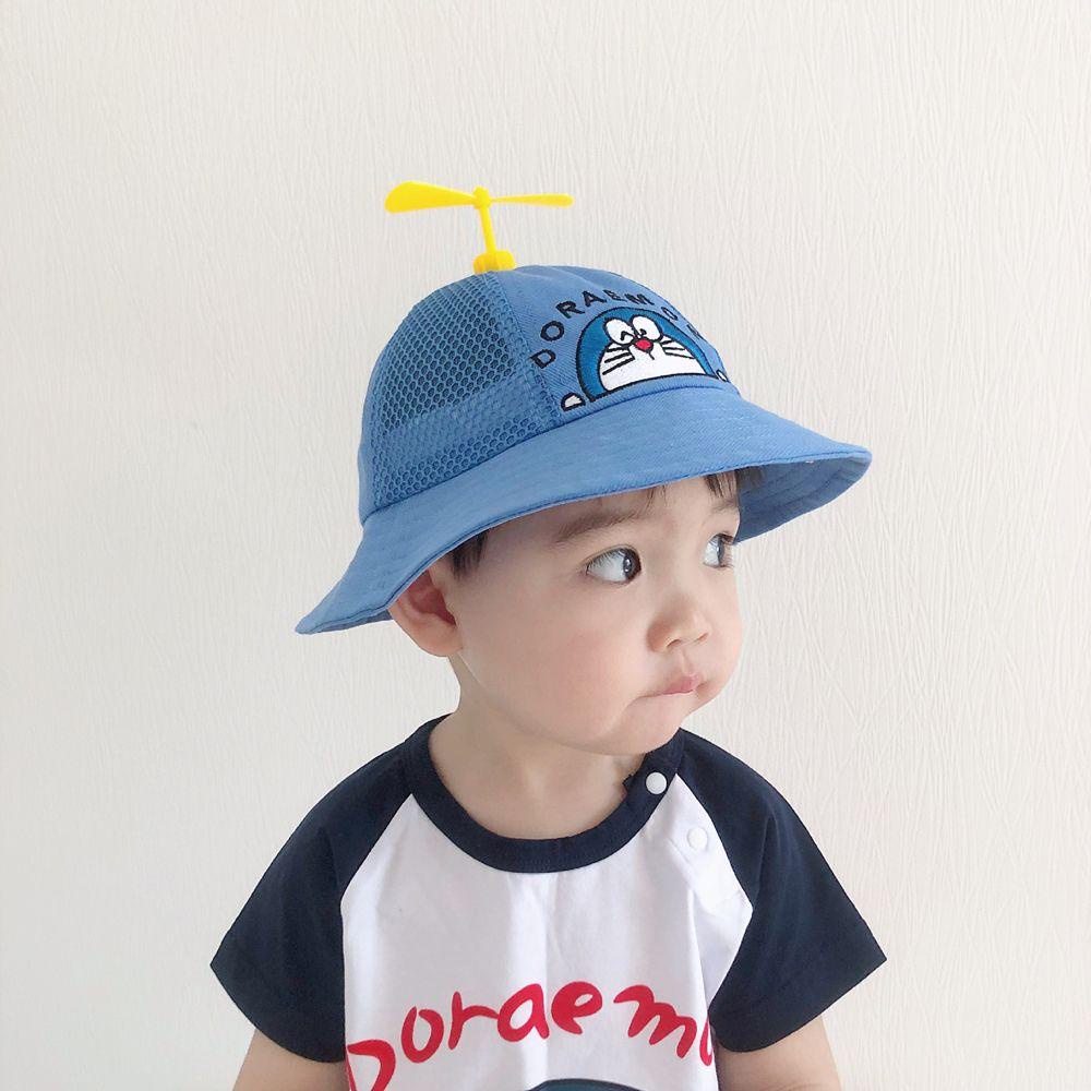 Mũ Bonnet Bằng Vải Cotton Mềm Mại Đính Chuồn Chuồn Dễ Thương Cho Bé