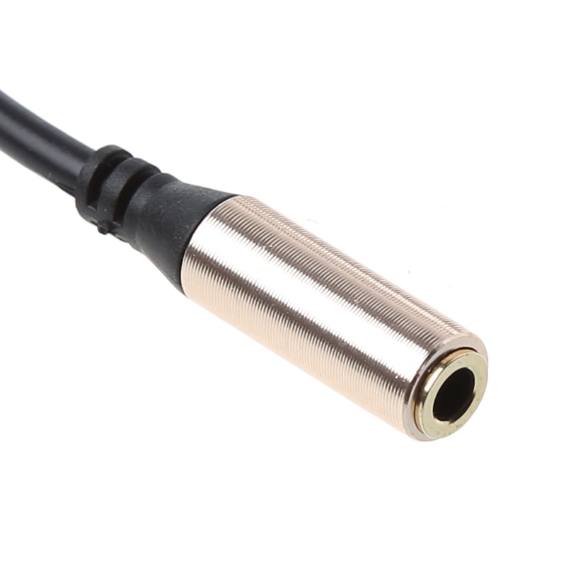 Dây cáp âm thanh nối dài 1m với giắc cắm 3.5mm 90 độ