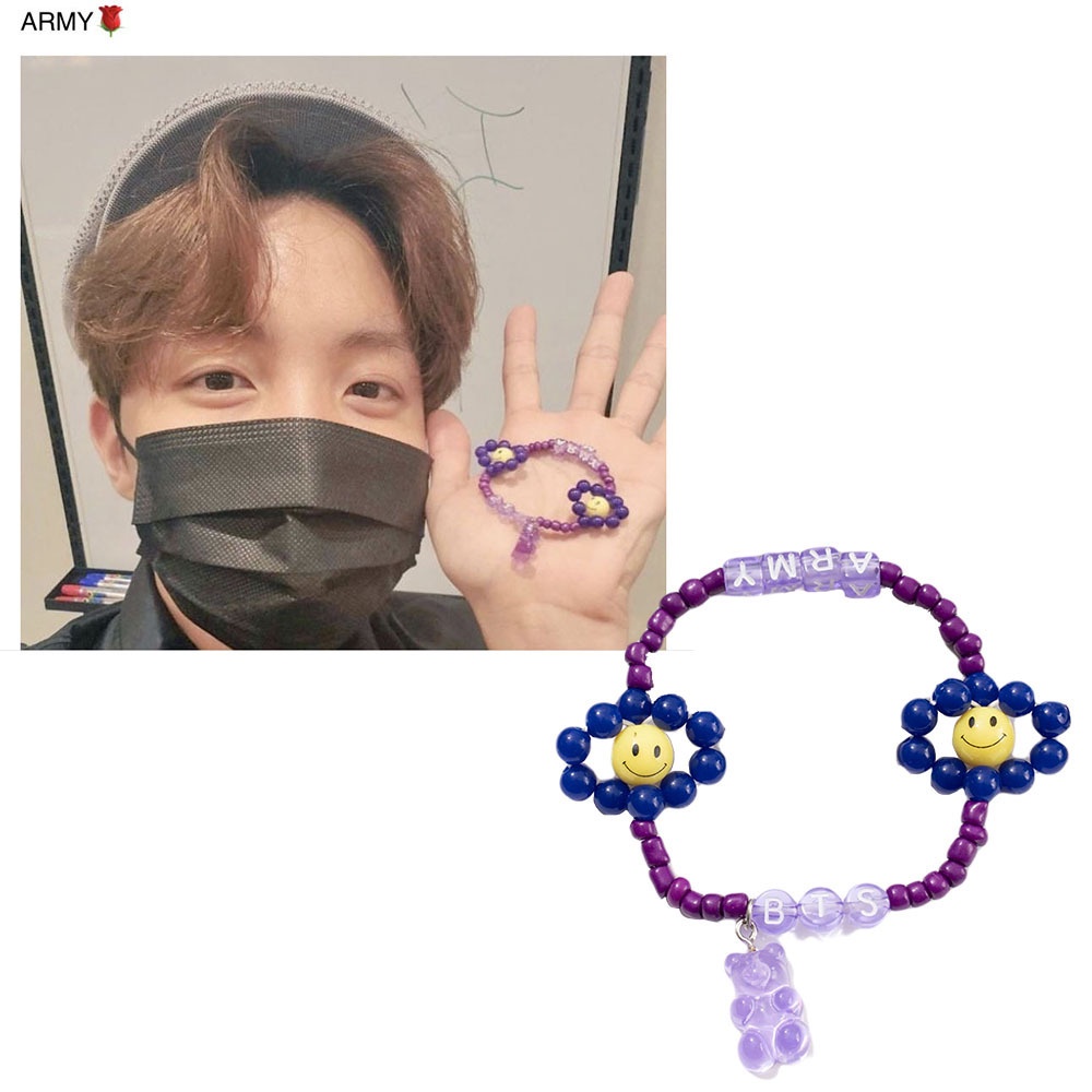 Vòng Tay Mặt Kim Loại Khắc Chữ Cho Fan BTS