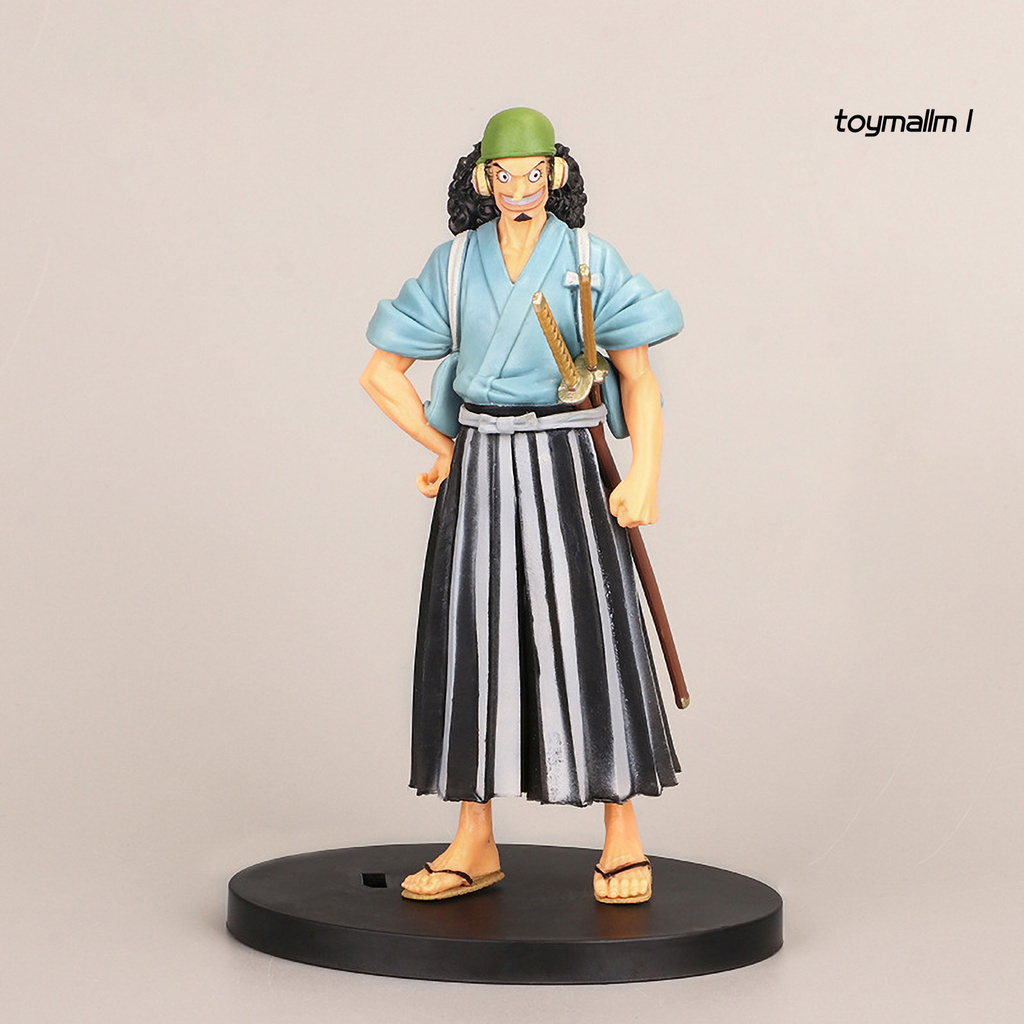 toymall Anime Doll Model One Piece Character Shape Collectable Miniature Toys Display Mold for Cake Decoration