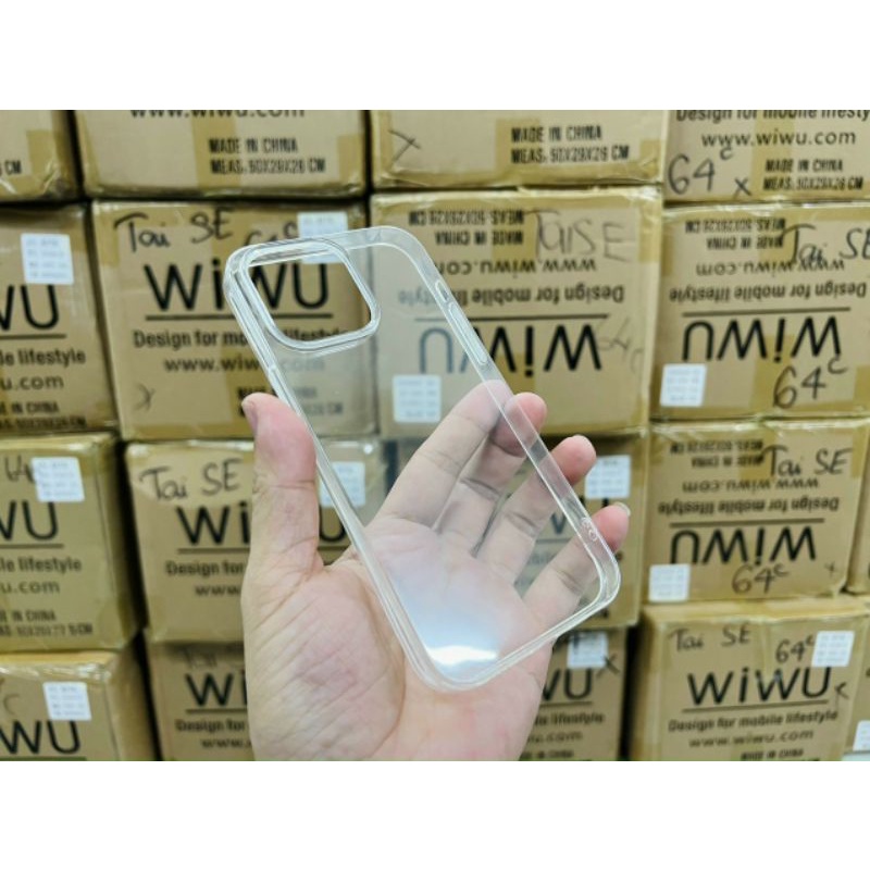 Ốp lưng iPhone 14 pro max /14 pro / 14 max / 14 dẻo trong suốt chính hãng wiwu
