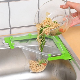 🇻🇳In stock🇻🇳Price of Leftover Food Filter - Dishwasher Trash Bag - High quality ABS plastic frame -Triangle Sink Trash Filter Set